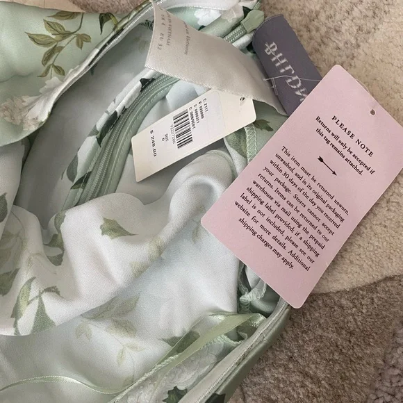 BHLDN Ruby Twist Halter Satin Gown - Picture 4 of 5